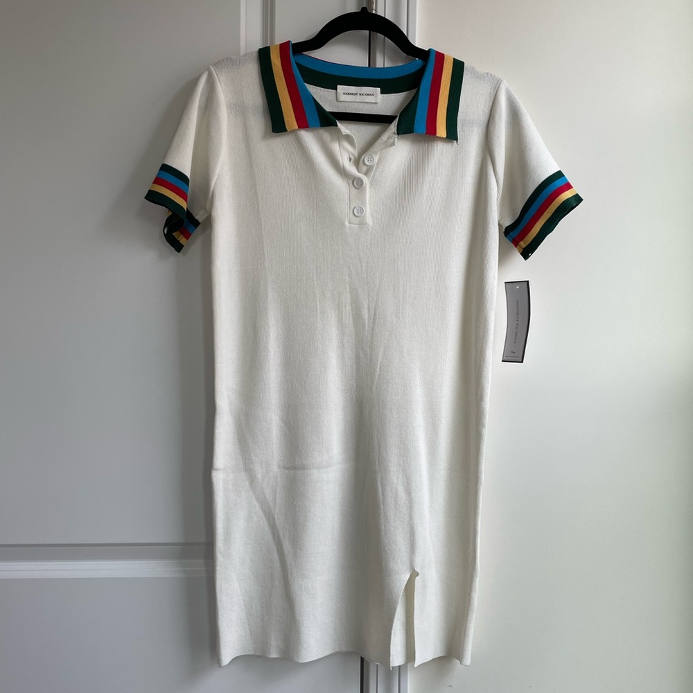 Goodnight Macaroon White Dress